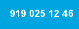 919 025 12 46 919 025 12 46
